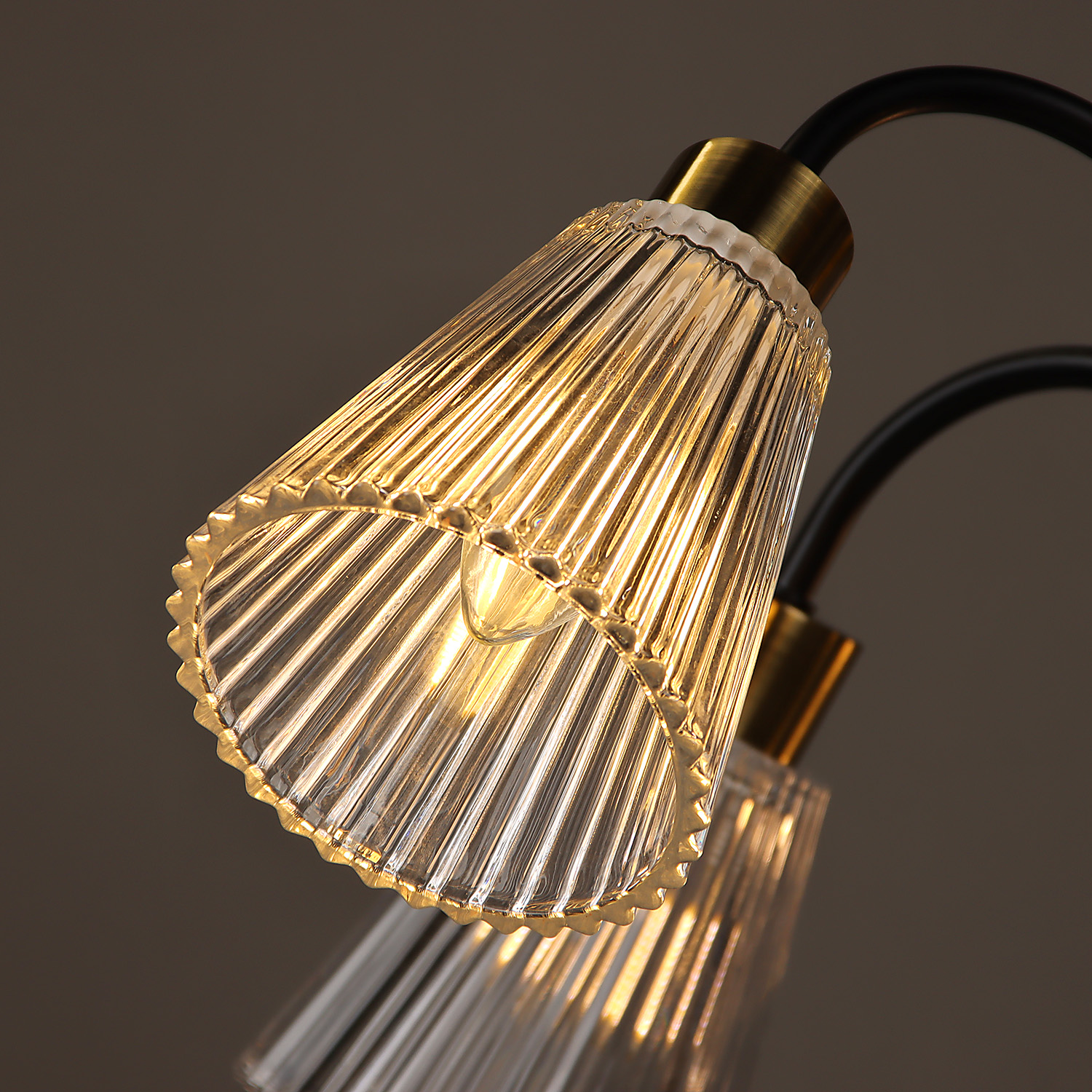 Люстра N6595/6 BK+COP 6*40W E14 220V (d-690; h-325)  VERNER LIGHTING *1