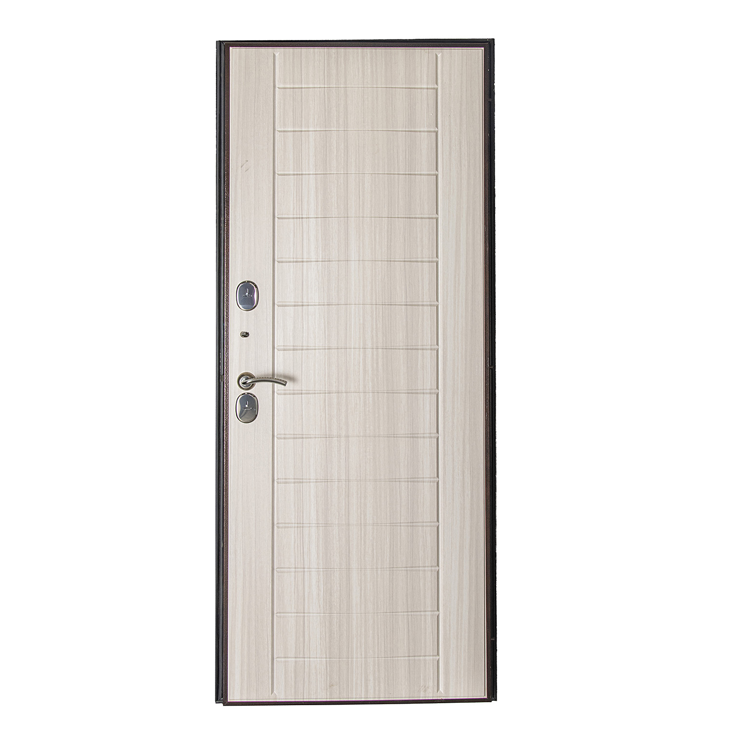 Дверь входная 2050х960х100 мм Дверной континент Комфорт 2, левая, медный антик/сандал светлый