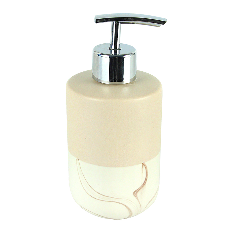 Дозатор для жидкого мыла Delphinium коллекция "Крема Нова", керамика 106296 *1/24 Дозатор для жидкого мыла Delphinium коллекция "Крема Нова", керамика 106296 *1/24