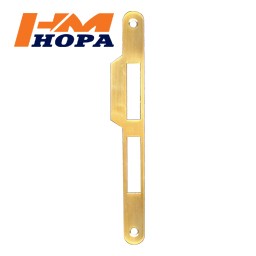 яяяОтветная планка Нора-М 501.18 золото 196мм с заходом (длинная)*1/20