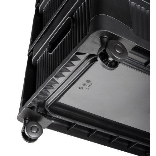 Комод пластм. "Velvet" 4 ящика выс.690мм, шир.300мм, гл.385мм Черный 435218813 ("Бытпласт") *1