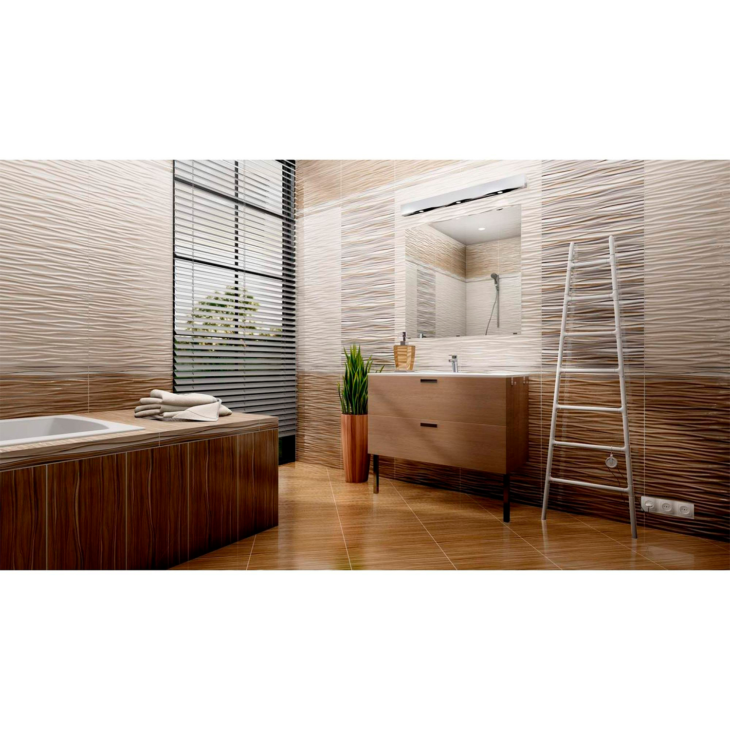 Плитка 41.8х41.8 см напольная 1.747 м² Alma Ceramica Plesso, коричневый