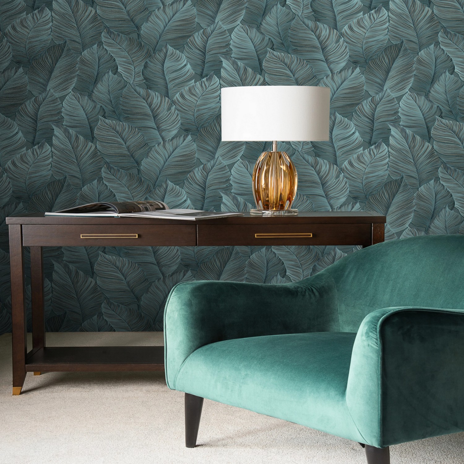 Обои  флиз. "Эрисманн" Samui (зел.) 60722-06  10.05х1.06м *6