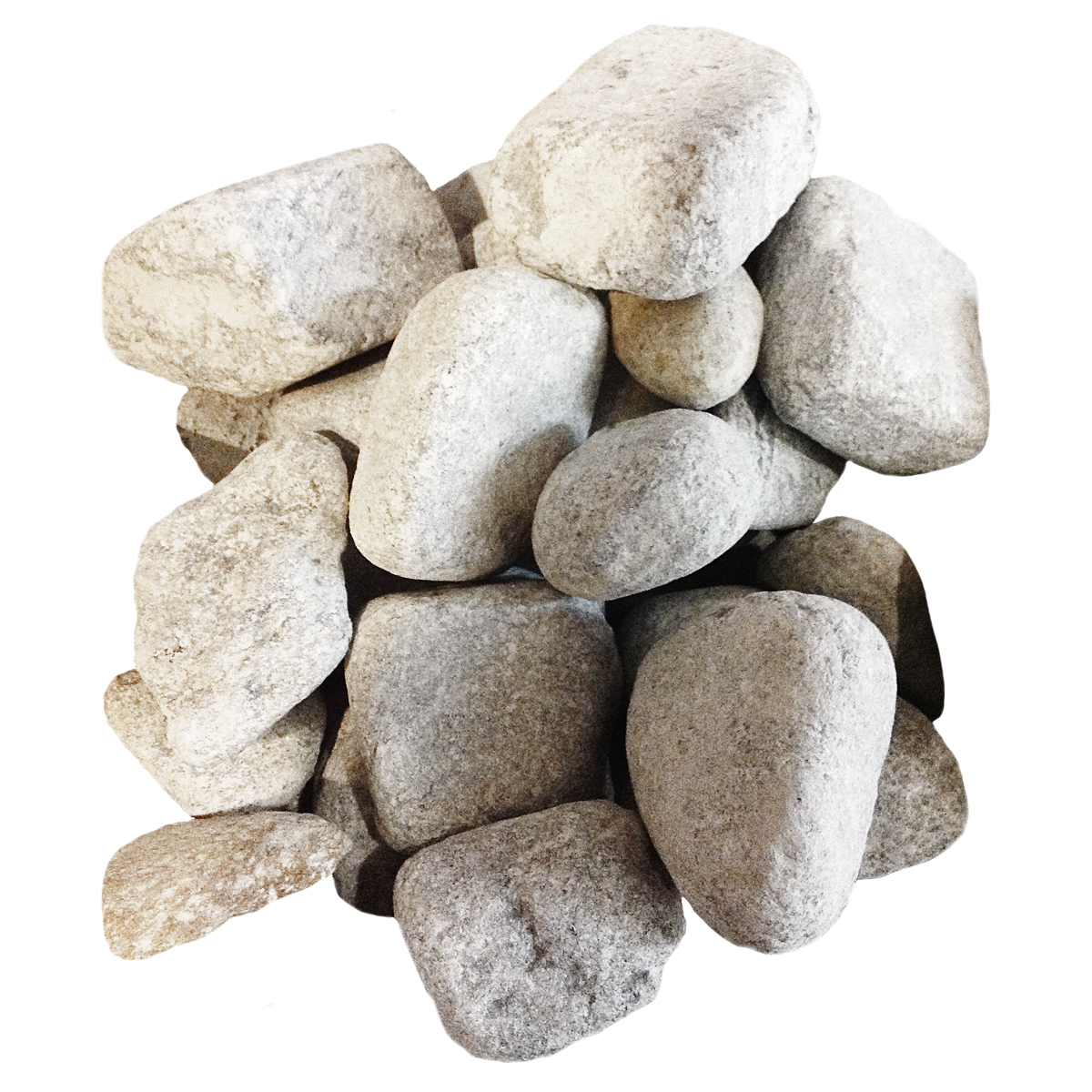 Камень для бани Талькомагнезит оголтованный 20кг *1/25