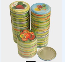 Набор крышек "Веселый сад", d 82 мм, Елабуга, 25 шт., закаточные, микс