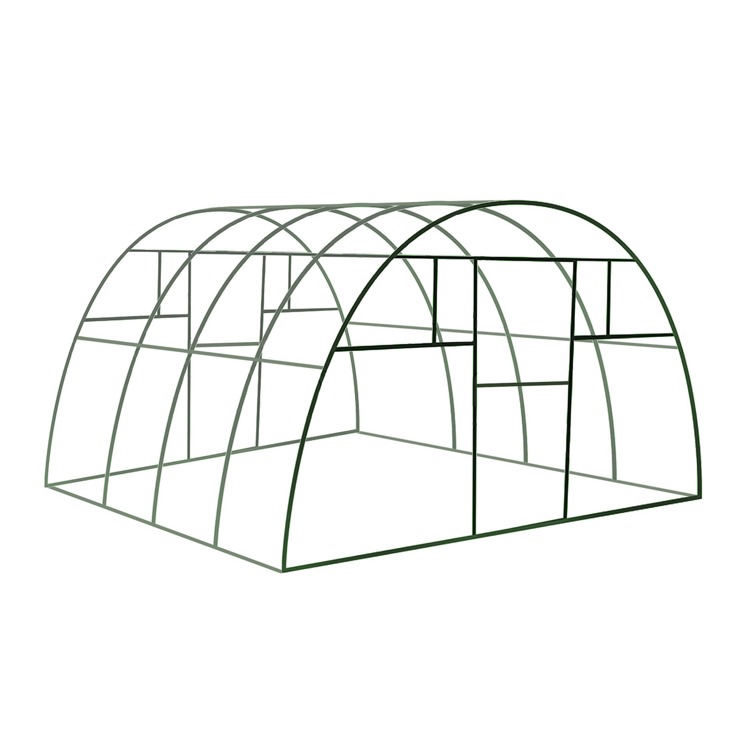 Каркас теплицы Агроном, 4х3х2 м, профиль 20х40 мм, шаг дуги 1 м Каркас теплицы Агроном, 4х3х2 м, профиль 20х40 мм, шаг дуги 1 м