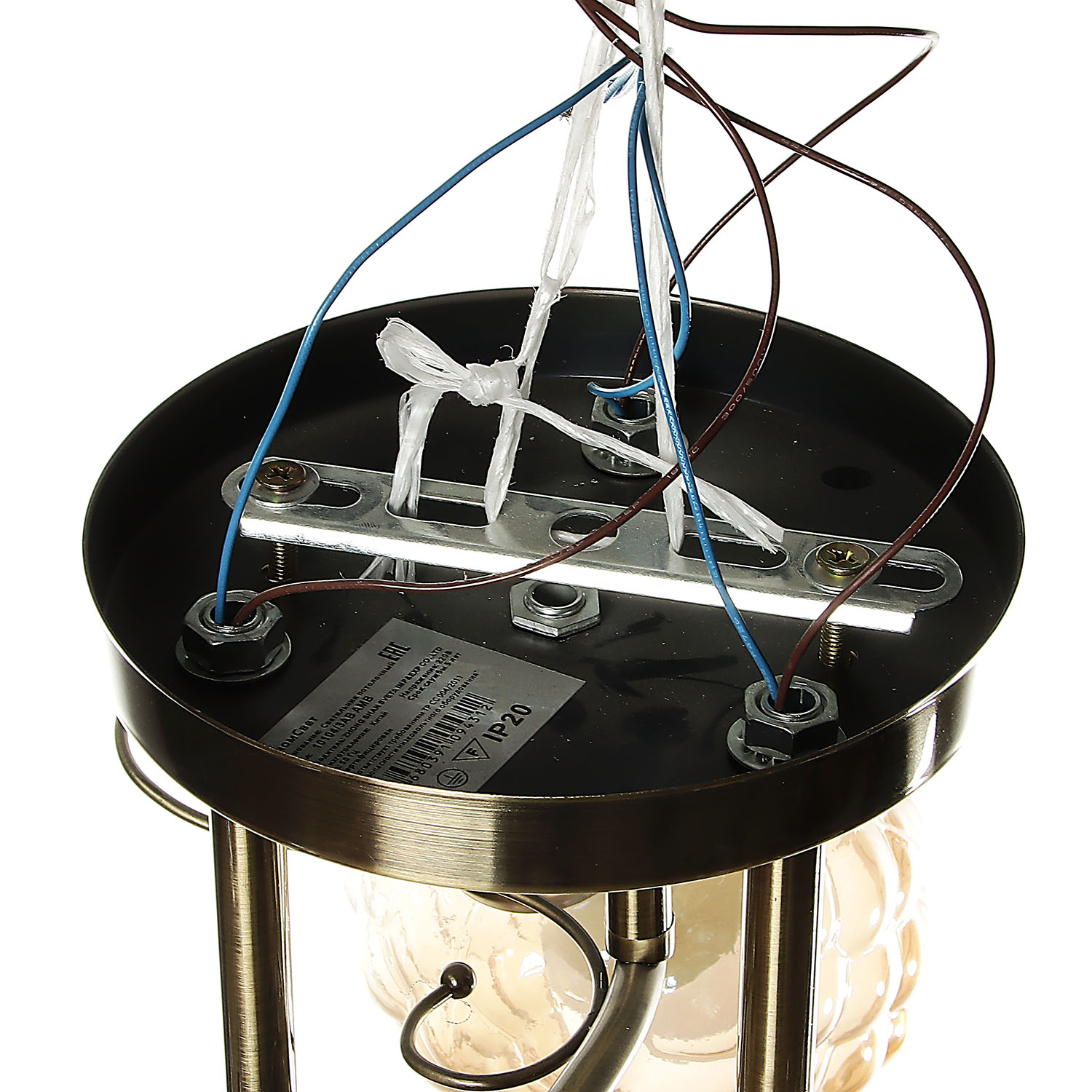 Люстра 10104/3AB AMB Е27 3*60W *1