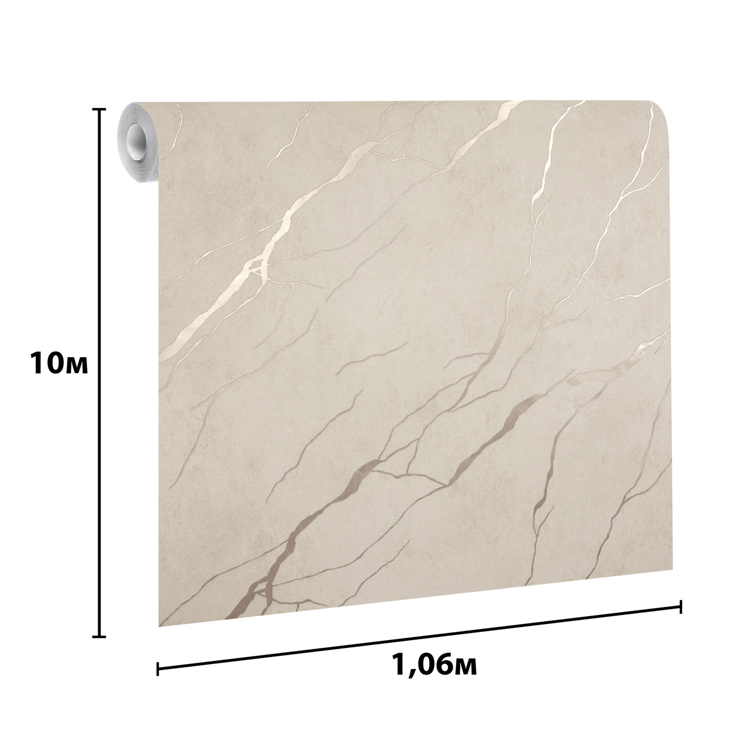 Обои флиз "Home Color" Rich Potal (беж.) HC72604-22 1,06*10м*1/8