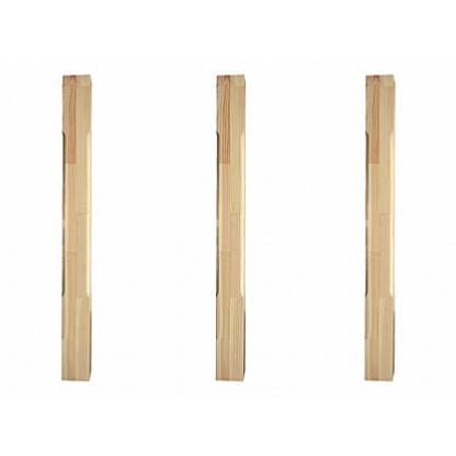 Заходный столб 8х8х110 см Арелан, точеный, тип 3, сосна, сорт экстра Заходный столб 8х8х110 см Арелан, точеный, тип 3, сосна, сорт экстра