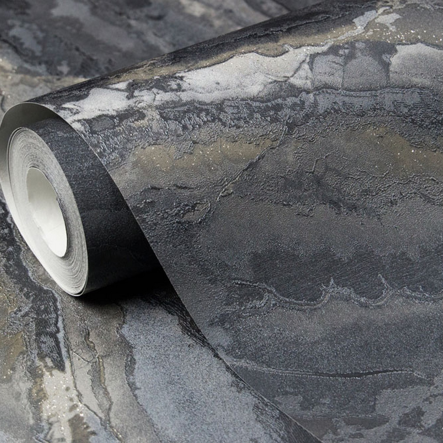 Обои флиз "AS Палитра" Аспект Deluxe Обсидиан (сер.)  70633-42  1,06*10м *1/6