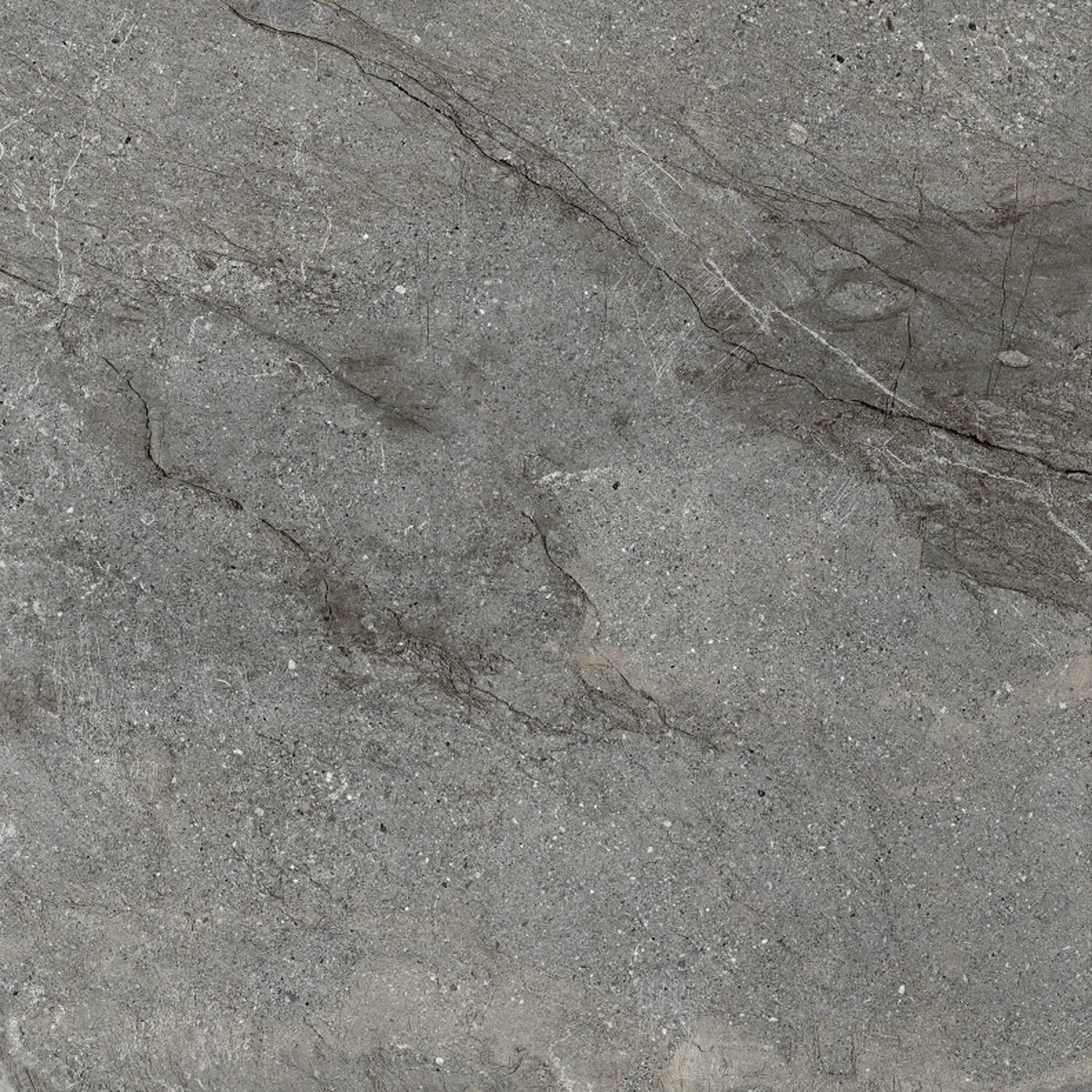 Керамогранит 1.44 м² Zerde Tile Volterra, 600x600x10 мм, матовый, серый