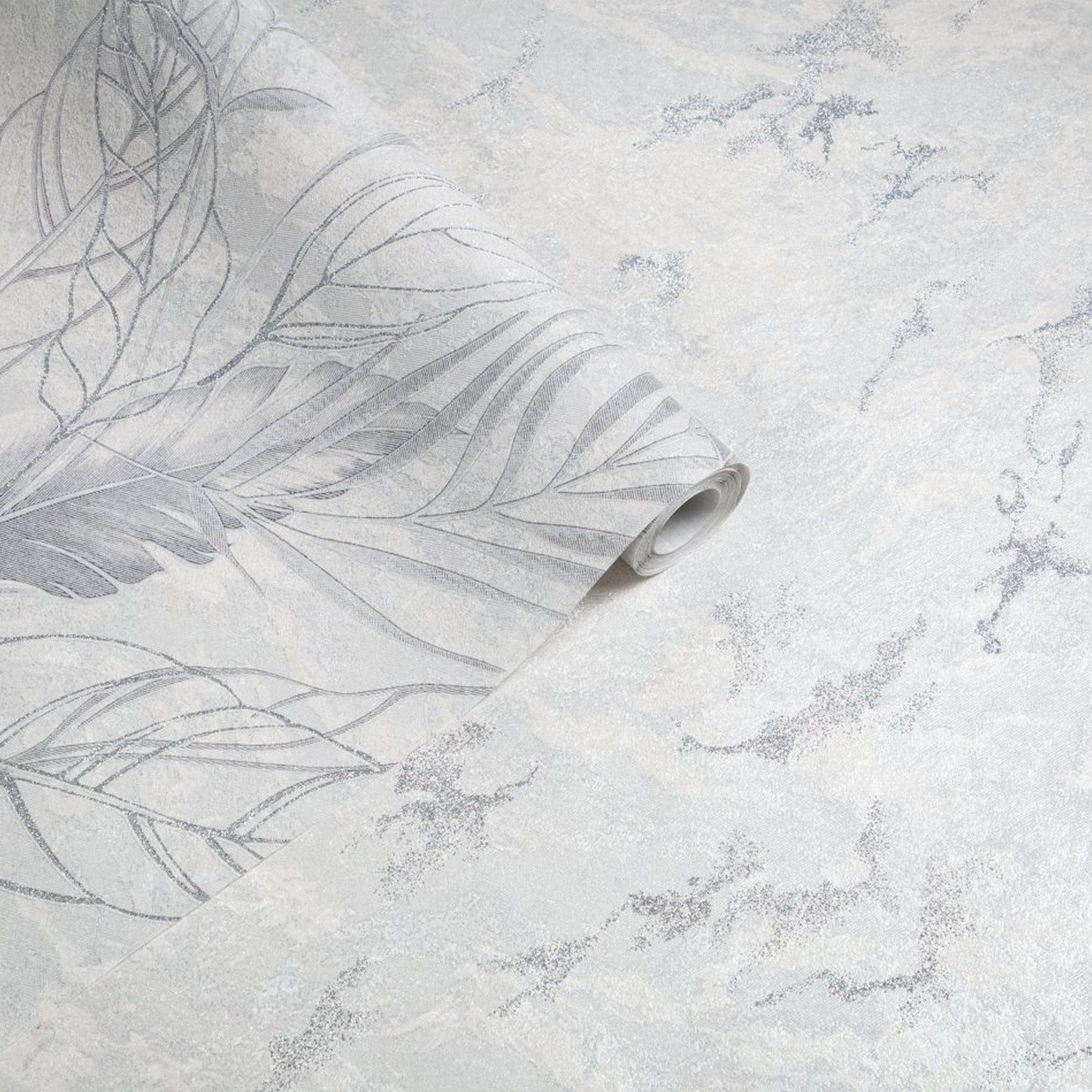 яяяОбои флиз "Home Color" PROTECT-PLUS-VESNA фон (св.-сер.) HC72438-14 1,06*10м *1/8