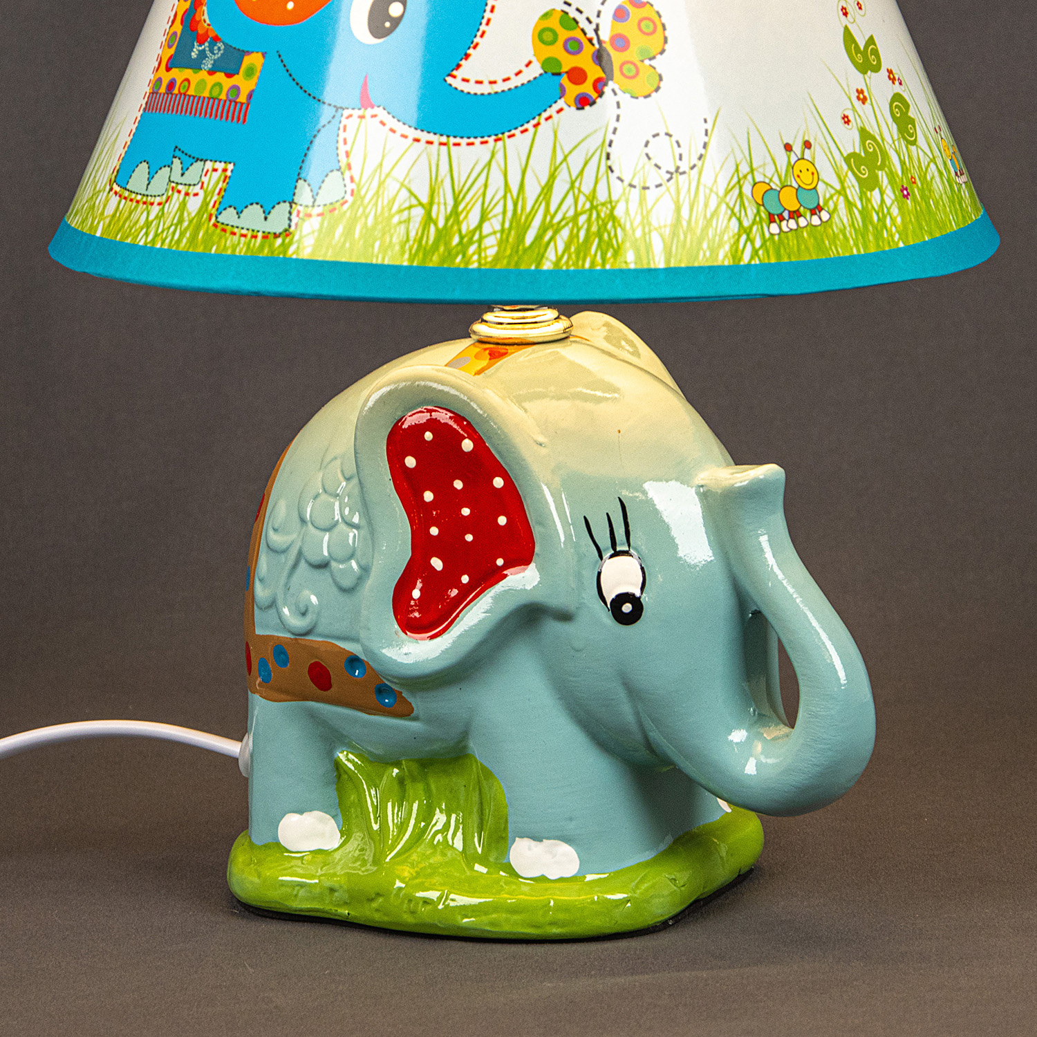 Лампа настольная D1-37 Blue детская Е14 40Вт S=2м2  *1/12