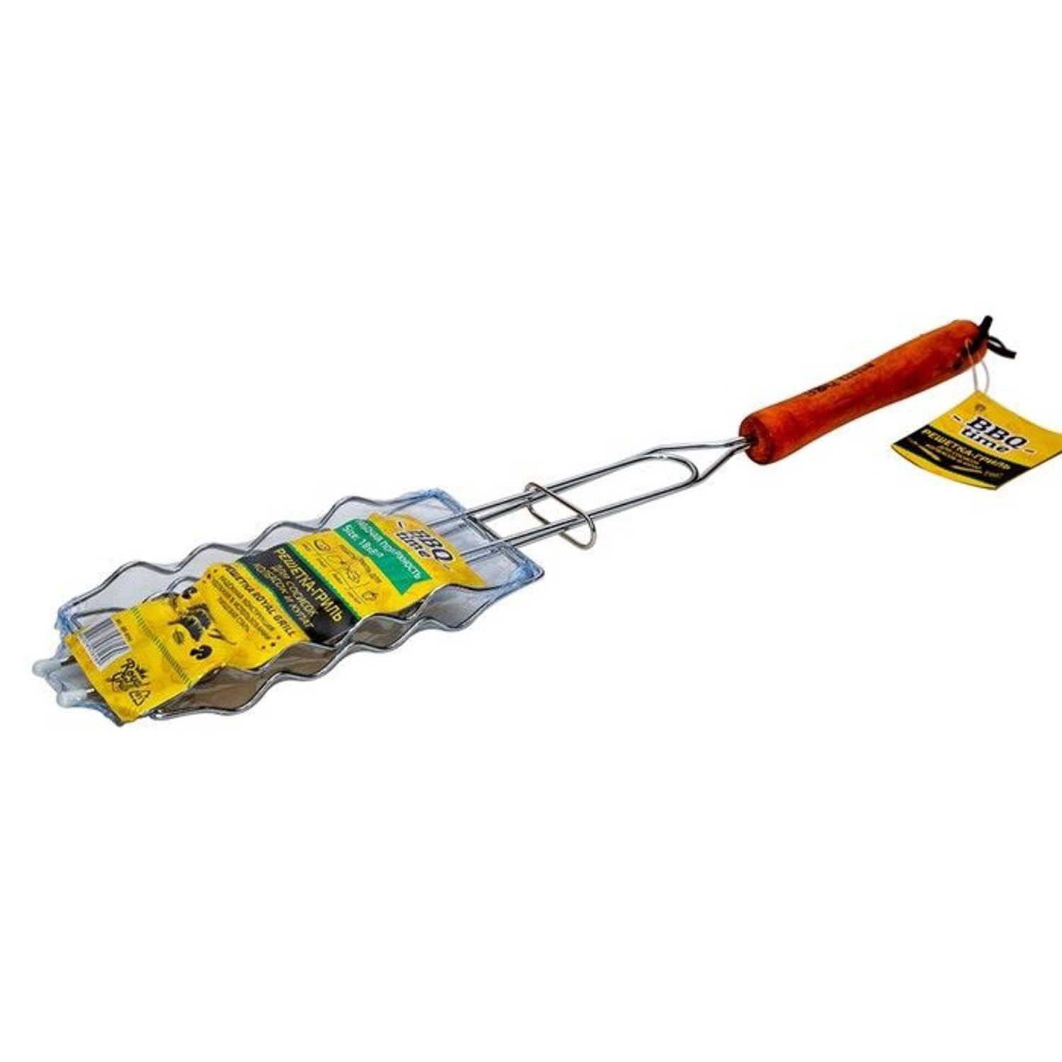 Решетка-гриль для сосисок, колбасок и купат 18х8cm, BBQ time 7637095 Решетка-гриль для сосисок, колбасок и купат 18х8cm, BBQ time 7637095