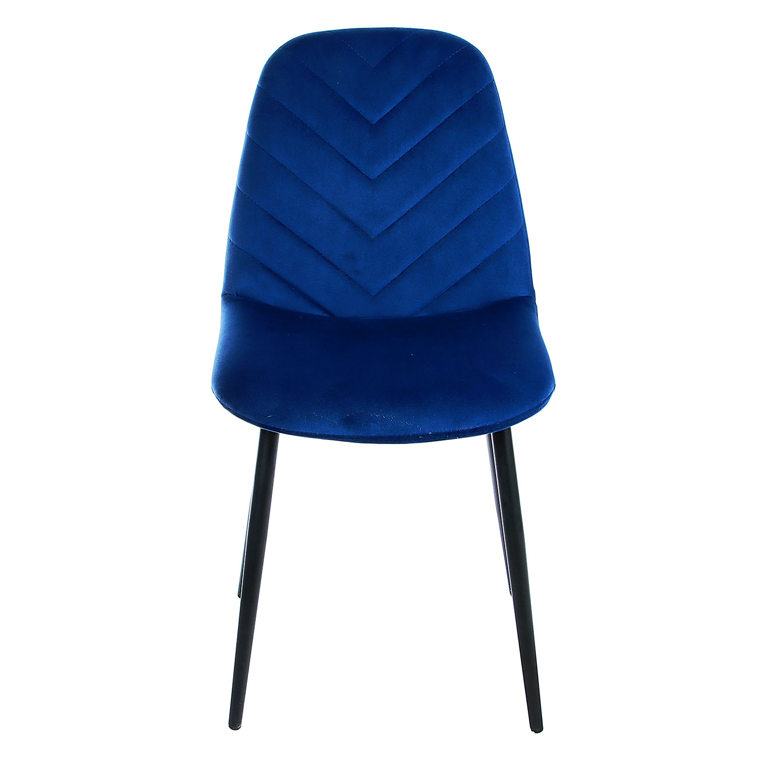 Стул FORPOST Малибу, 44х84х38 см, велюр конфетти блю, синий