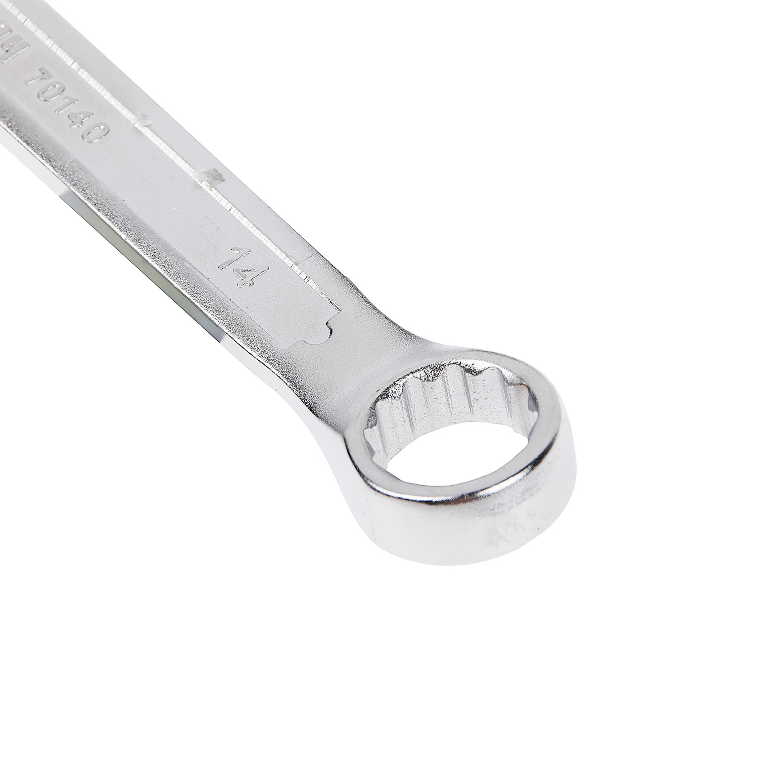 Ключ комбинированный 14мм холодный штамп CrV (70140) СЕРВИС КЛЮЧ *1/20/200