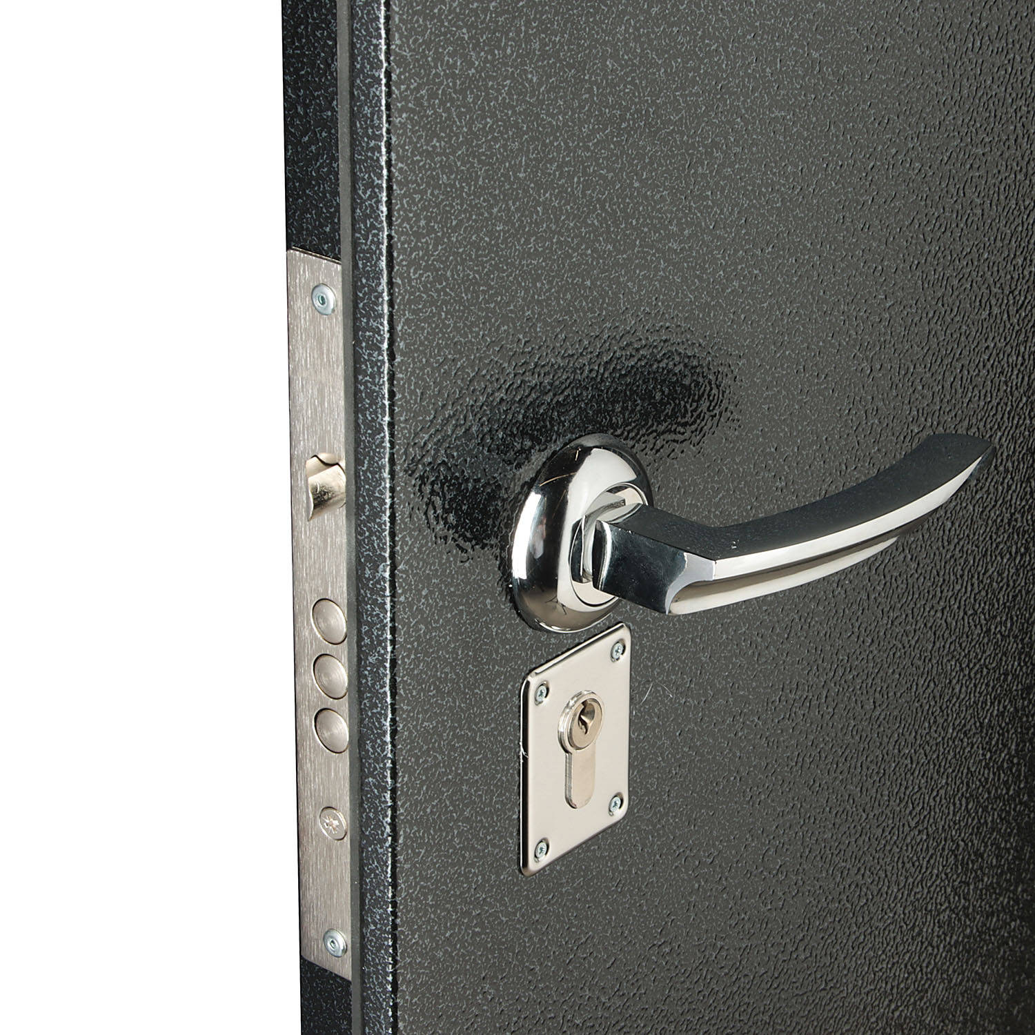 Дверь входная Двери Гуд GOOD LITE-4, 860х2050х50 мм, правая, серебристый антик