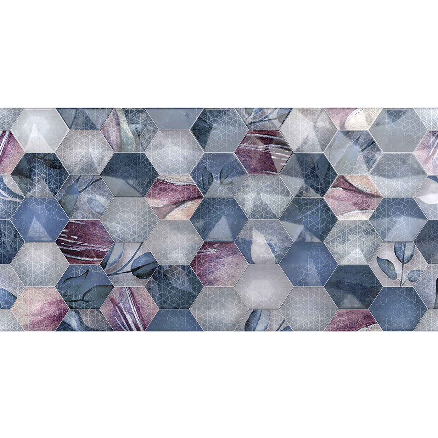 Плитка 50х25 см настенная 1.25 м² Axima Ницца, серый