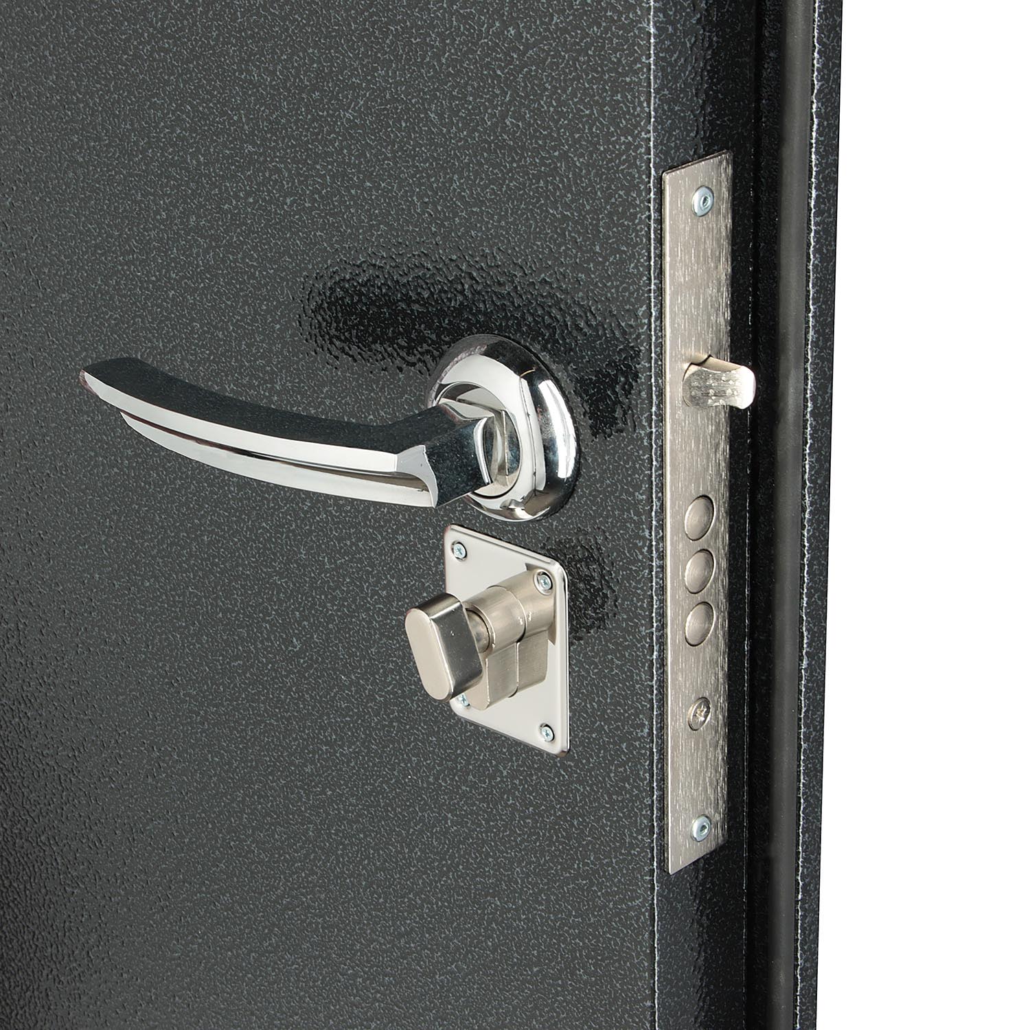 Дверь входная Двери Гуд GOOD LITE-4, 860х2050х50 мм, правая, серебристый антик