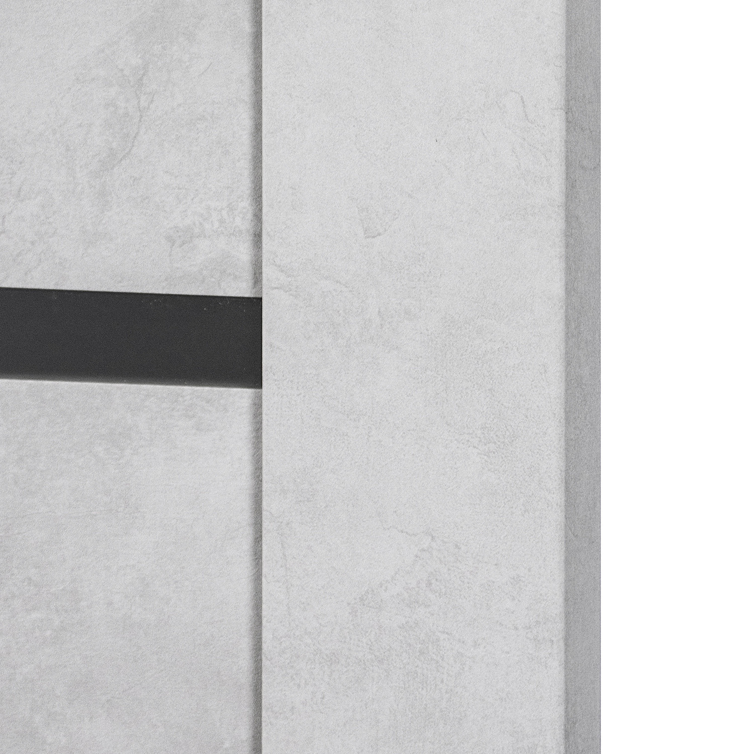 Дверь межкомнатная остеклённая ЦАРГИ ПВХ COMFORT-2 Бетон Снежный 600мм BROZEX-WOOD  *1