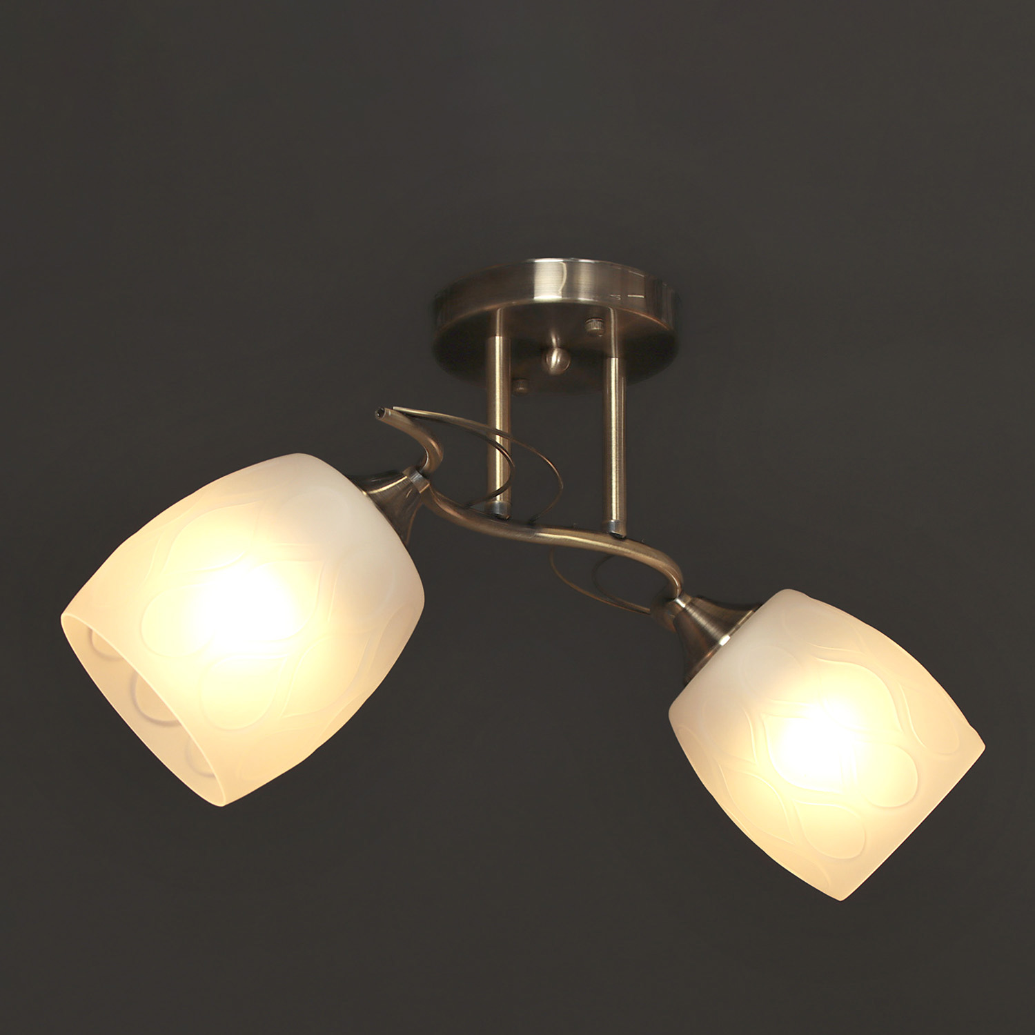 Люстра N5465/2 2*40W E27 (L-490; w-180; h-270) VERNER LIGHTING *1