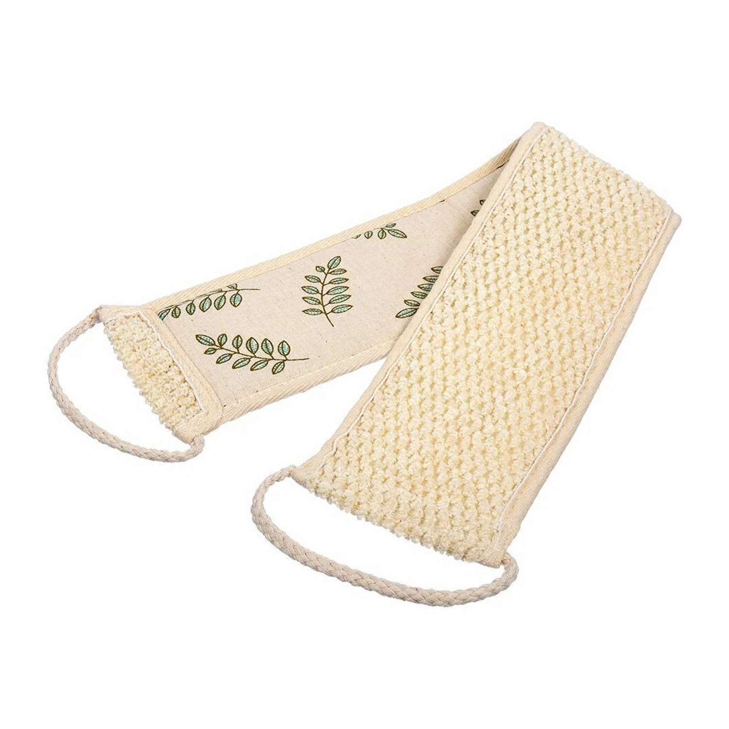 Мочалка с принтом "Листья", лента 10*60 см "Банные штучки" Мочалка с принтом "Листья", лента 10*60 см "Банные штучки"