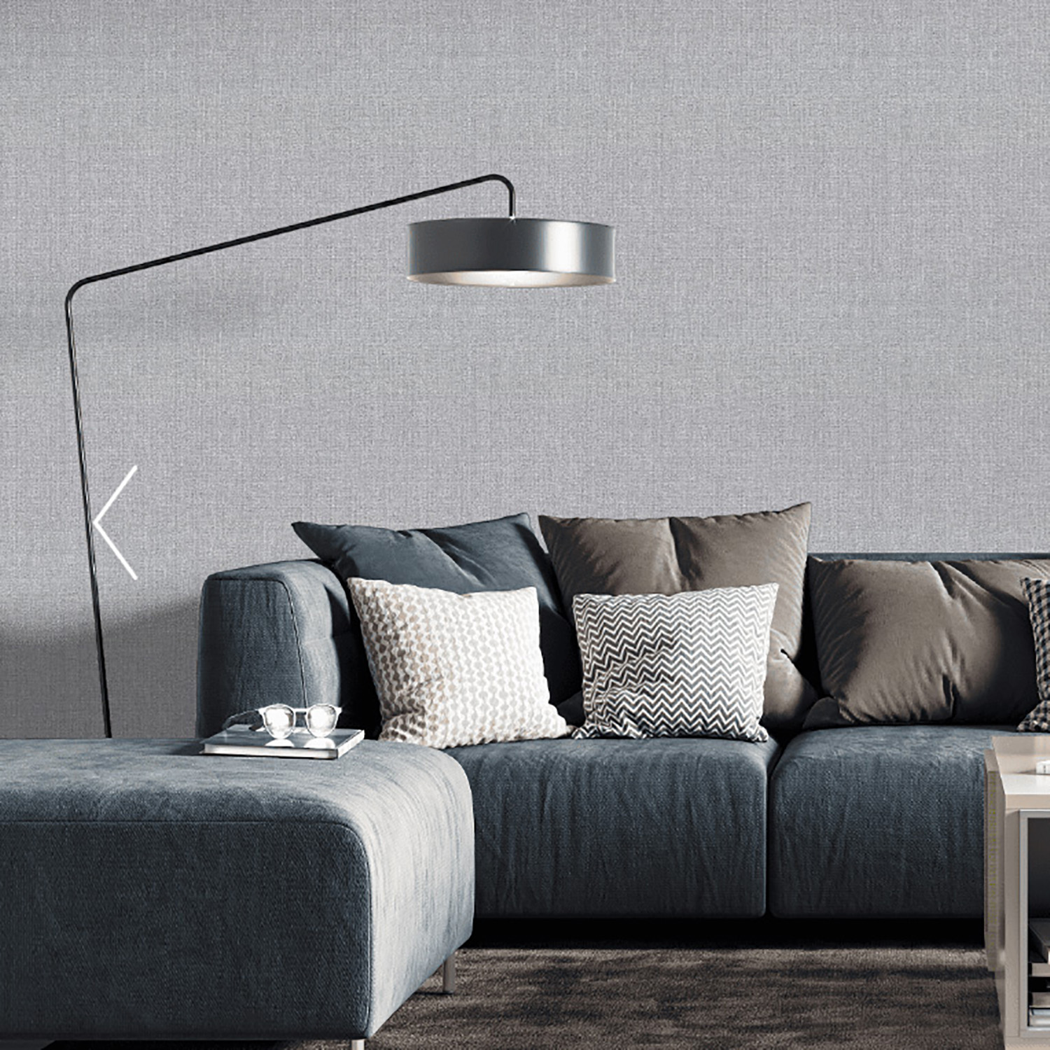 Обои флиз "Палитра" Oliver 2 фон (серый) VV72301-44  1,06*10м *1/6