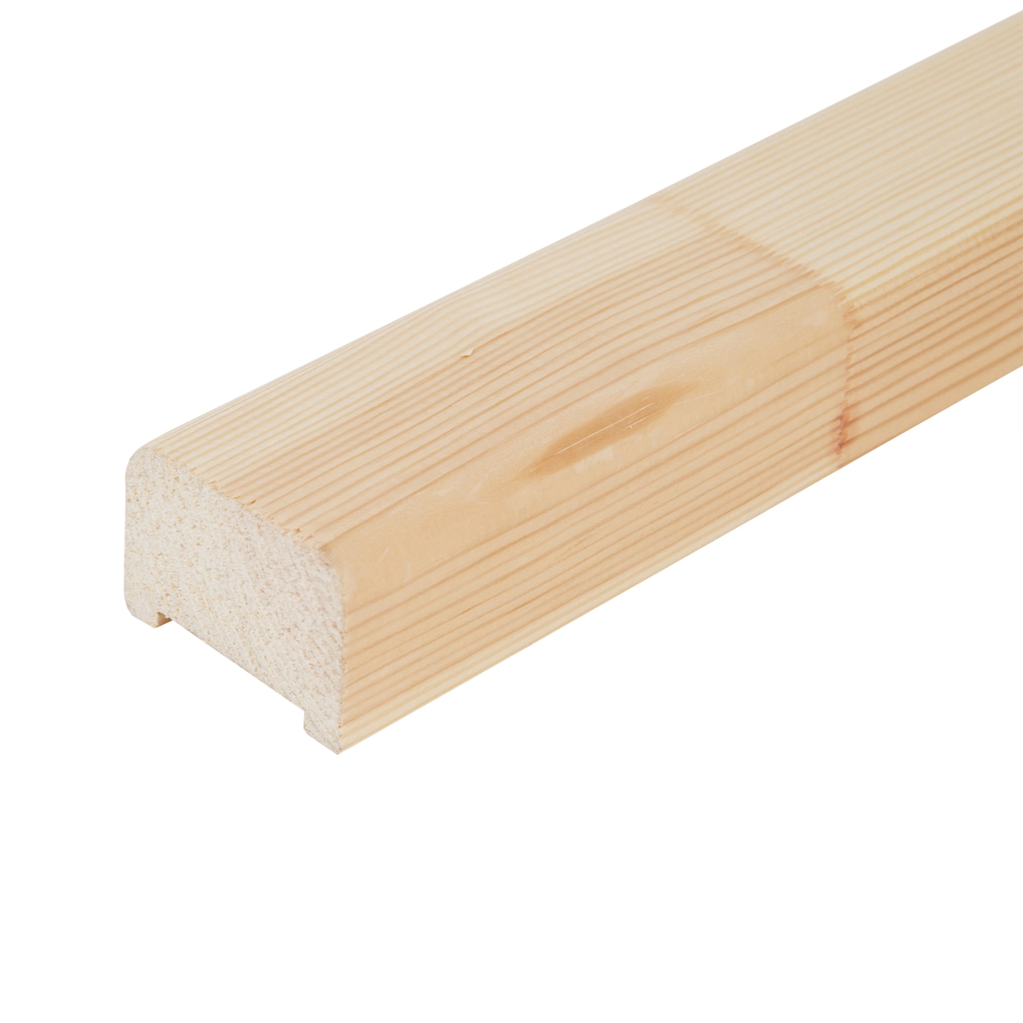 Поручень прямой 4х6х300 см Арелан, сосна, сорт экстра