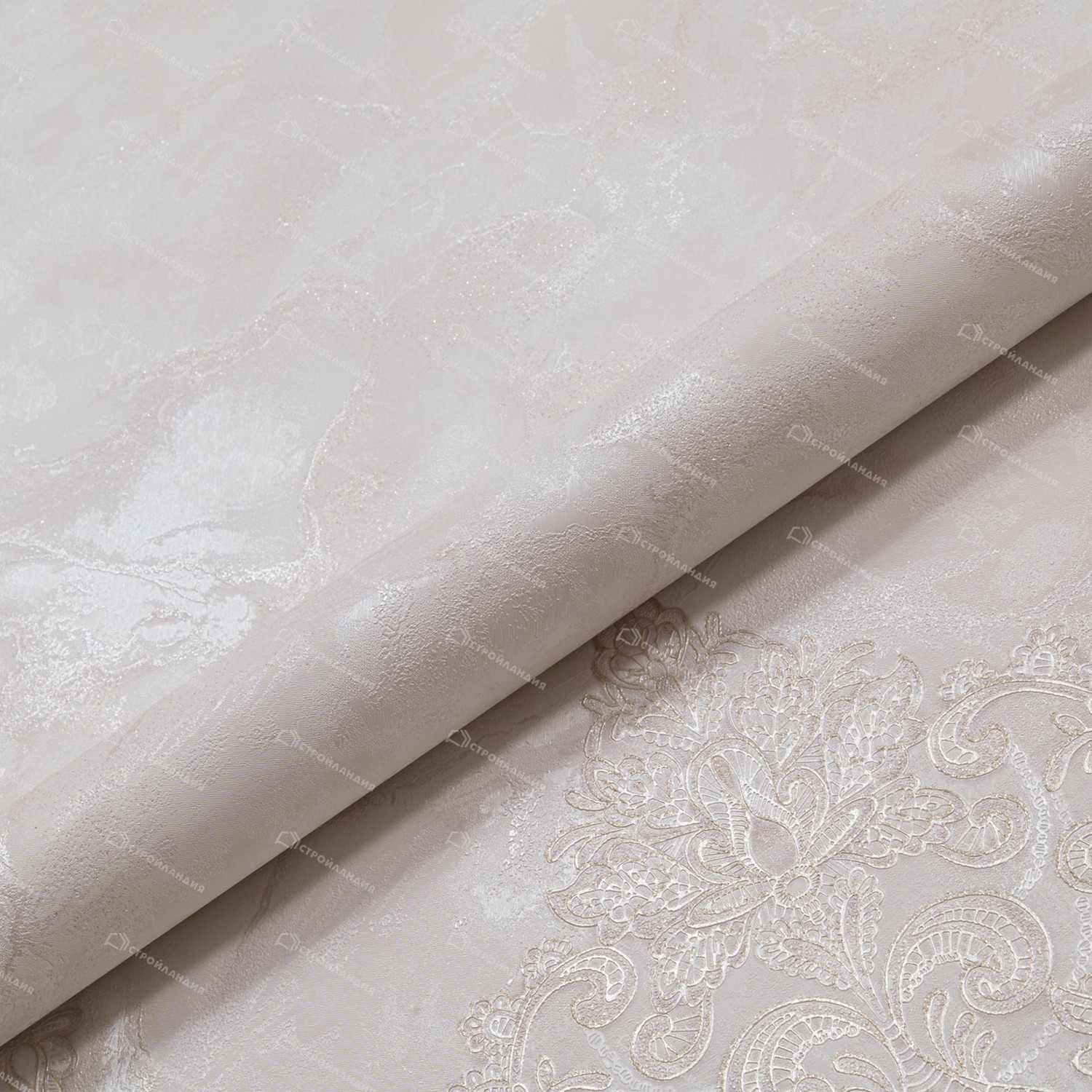 Обои флиз. Артекс Кружево-уни (св.-беж.) 11145-02 10х1.06м  *1/6