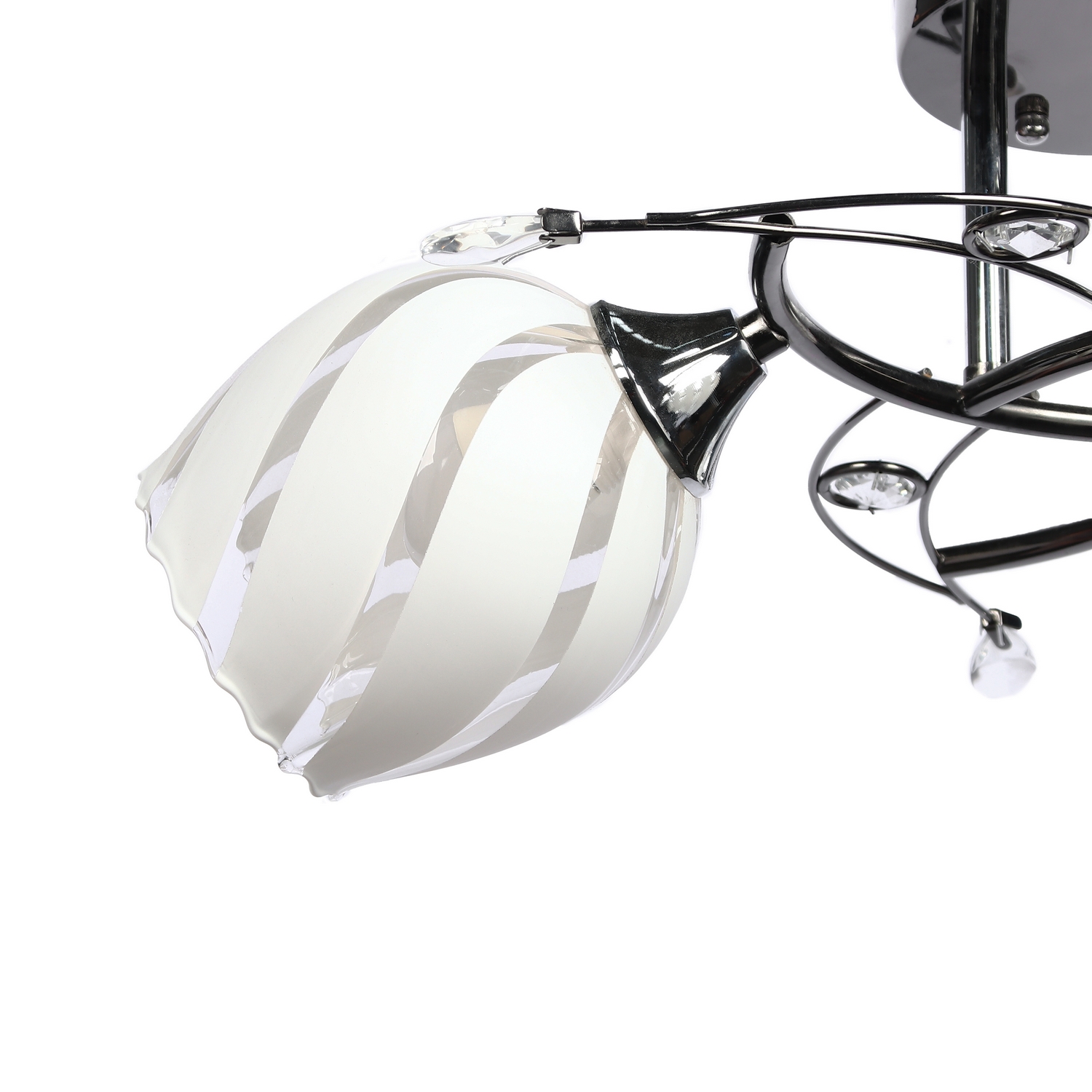 Люстра Verner Lighting А2312/3, 40 Вт, Е27, 3 лампы, черный/хром