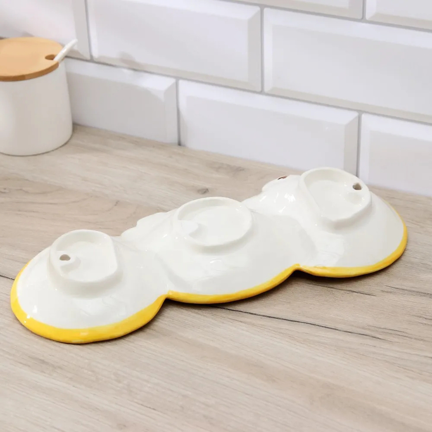 Менажница 3 секции "Тыковки" 31,5х14х4 см 5362004 Менажница 3 секции "Тыковки" 31,5х14х4 см 5362004