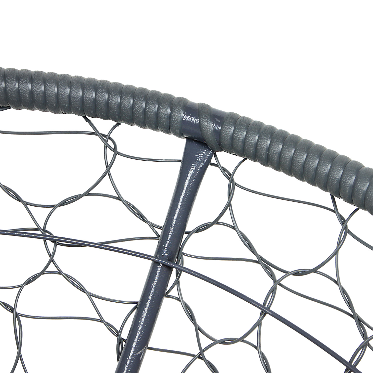 Кресло садовое "Папасан" цвет серый, подушка микс, d=97*97*75см, до 150кг М-групп *1