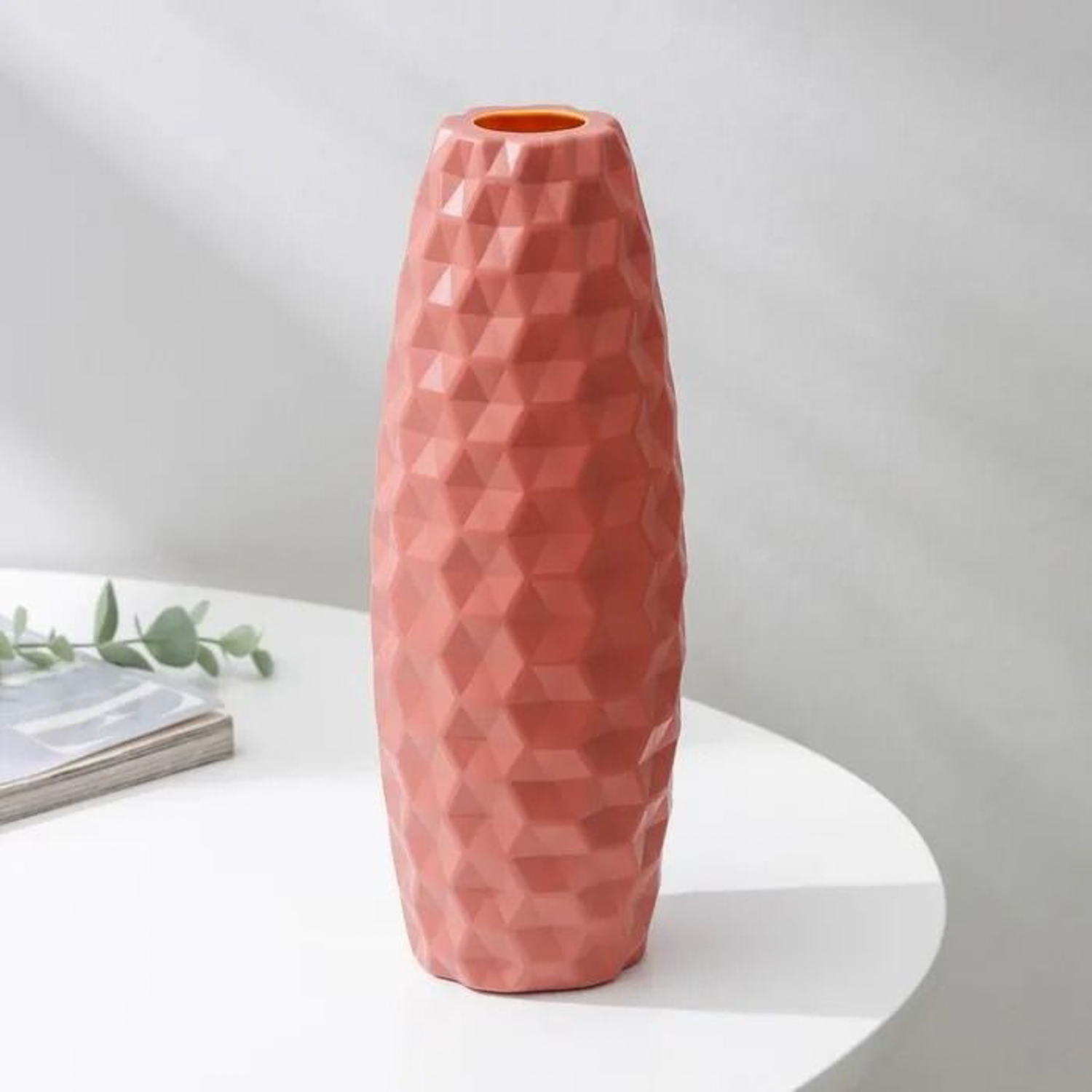 Ваза для цветов 6х4,5х22 см, цвет МИКС 7869428