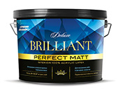 Краска акриловая для стен и потолков 2,7 л PARADE DELUXE Brilliant моющаяся глубокоматовая База А *1