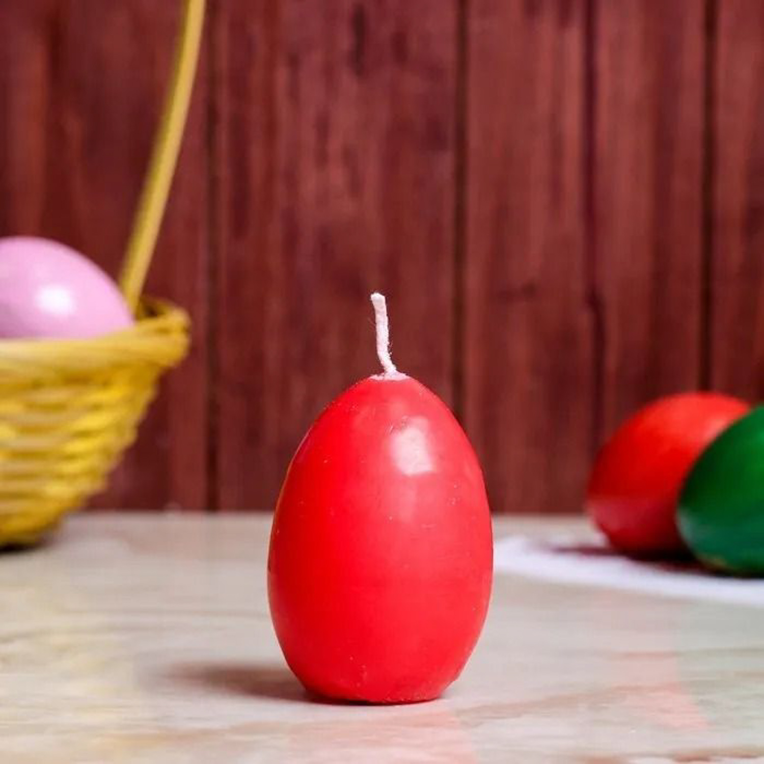 свеча Яйцо "Цветное" МИКС 1795531