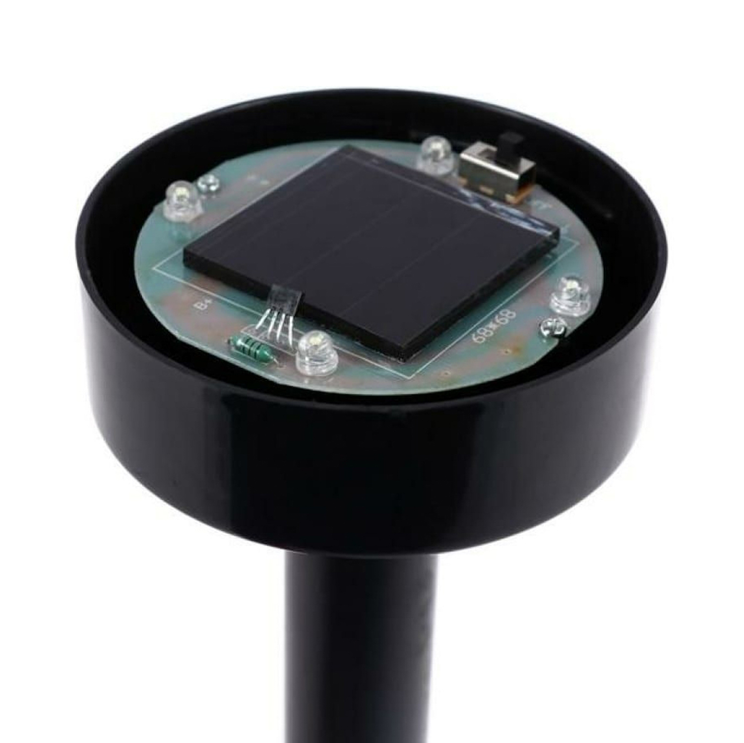 яяяФонарь садовый на солнечной батарее "Шар средний" 42 см, d-15см, 4 led, пластик   5363374