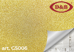 Пленка самоклеящаяся 45см*2м  голография 5006G золото D&B (Китай)  *1/30