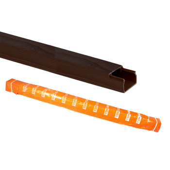 Кабель-канал  40*16мм (дл. 2м) венге "ЭКО" 3D TDM SQ0402-2407  *25