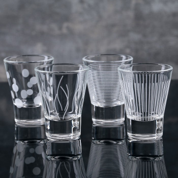 яяяНабор стаканов стекло Luminarc "Lounge Club"  4шт 50мл P2835  *1/12