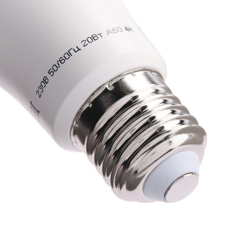 Лампа светодиодная ОНЛАЙТ, Е27, груша A60, 20 Вт, 1800 Лм, 4000 К, нейтральный белый