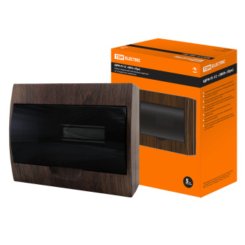 Бокс ЩРН-П-12мод. IP40 "Эко" бук, навесной пластик TDM SQ0901-0023 *1/10