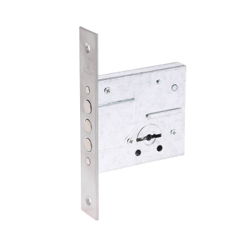 Замок врезной КОРПУС R12/S6-CR  хром, сув.механизм,хром,3 ригеля Avers *1/40