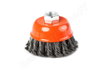 Щетка-крацовка "чаша" витая проволока 65мм*ХМ14мм PATRIOT *1/10/60