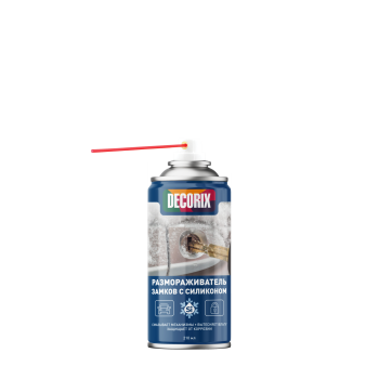 Размораживатель для замков с силиконом, аэрозоль, 210 мл, арт.0410-02 DA DECORIX 1/24