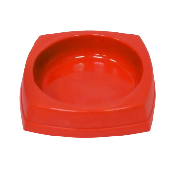 Миска квадратная пластиковая "Зооник", 200 мл, красная 5080984