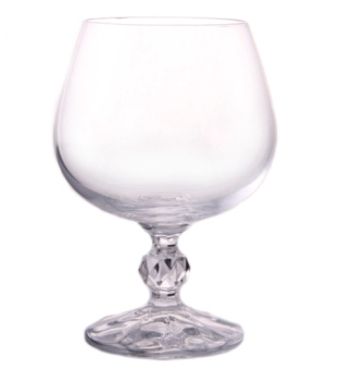 Набор бокалов стекло "BOHEMIA" "Клаудия" 6шт 250мл д/бренди 40149/250  (Чехия) *1/8