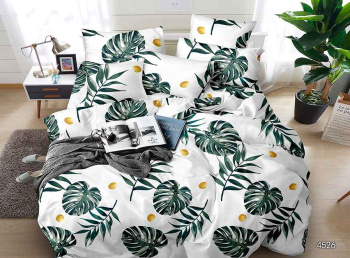 Постельное белье евро бамбук Орхидея 4526, наволочки 70*70 - 2шт *1