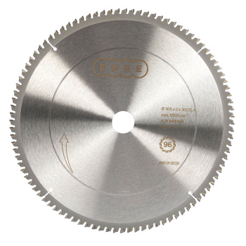 Диск пильный 305*30/25.4мм 96 зубьев по алюминию (810010031) EDGE PATRIOT *1/10