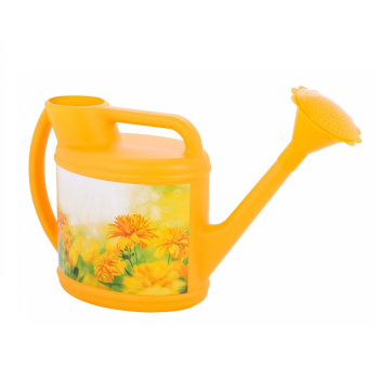 Лейка 8 л Альтернатива, с рассеивателем, пластик, желтый