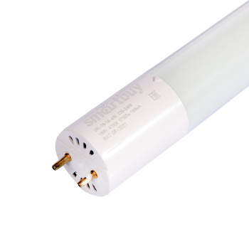 Лампа светодиодная линейная Smartbuy, G13, Т8, 18 Вт, 1460 Лм, 4000 К, нейтральный белый